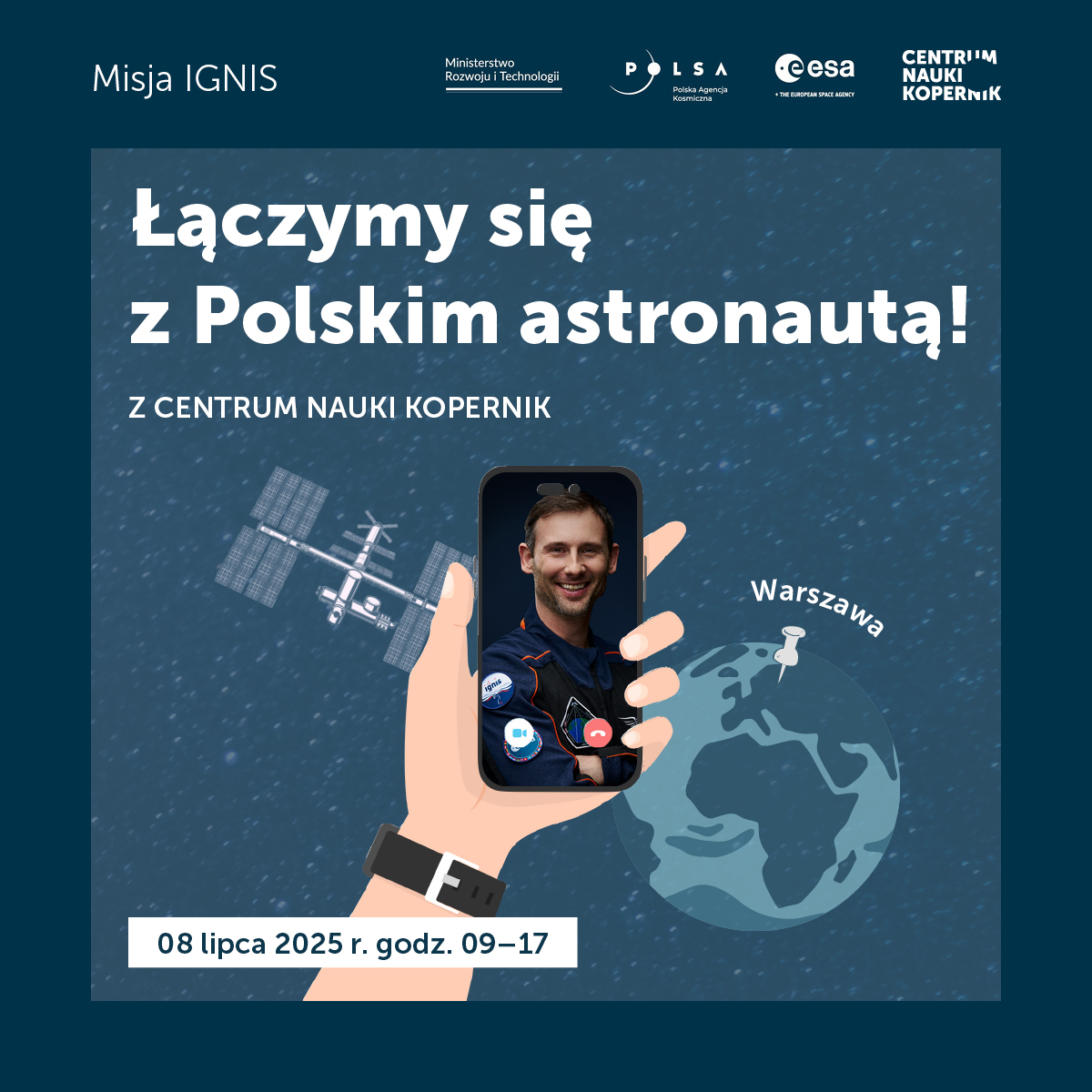 Łączymy się z polskim astronautą!